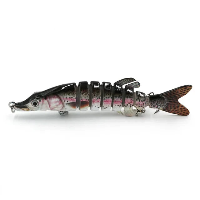 13cm,17g,9 Segment Artificial Pike Fishing lure