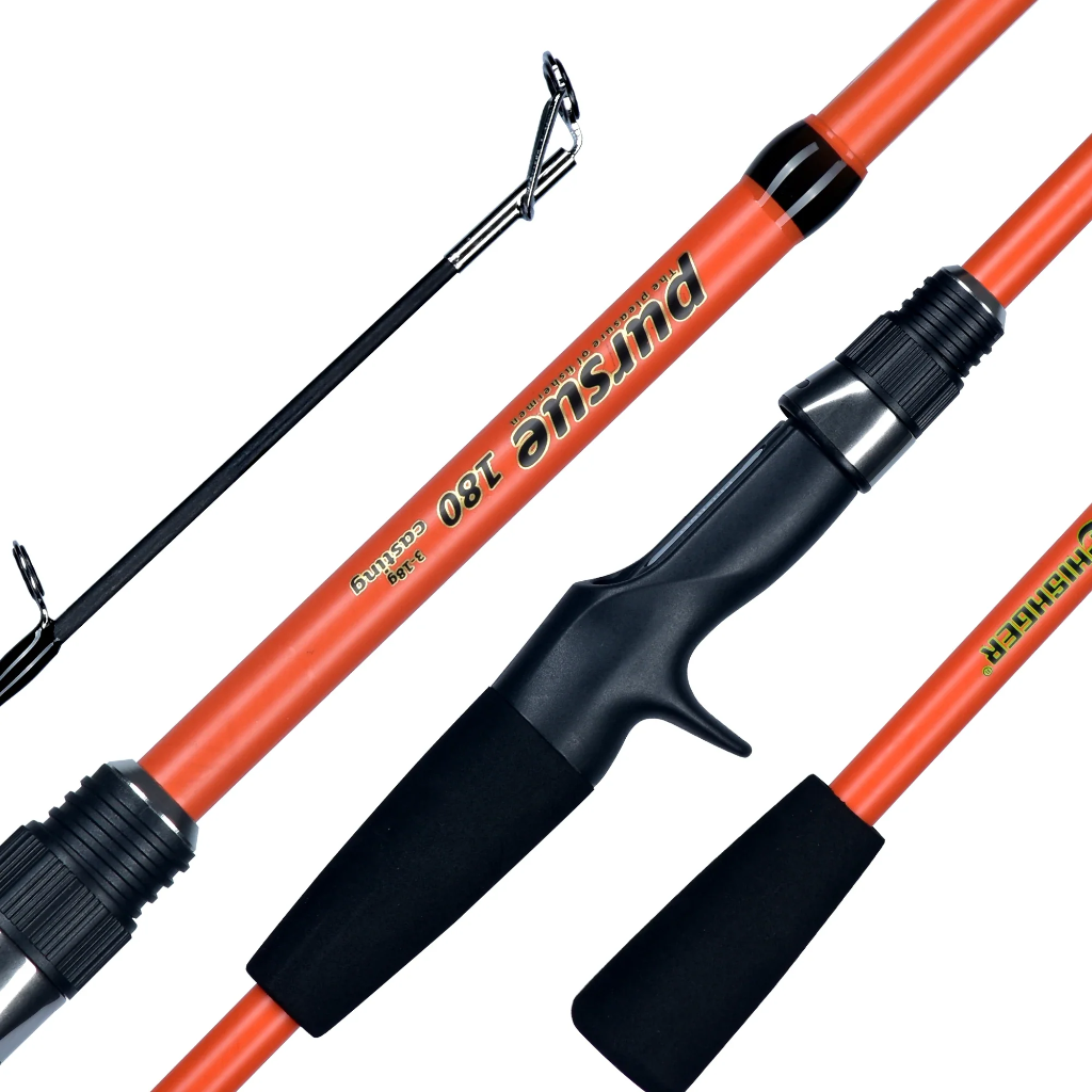 PHISHGER Spinning Casting Fishing Trave Rods 2.1/1.8m Carbon-FREE Shipping