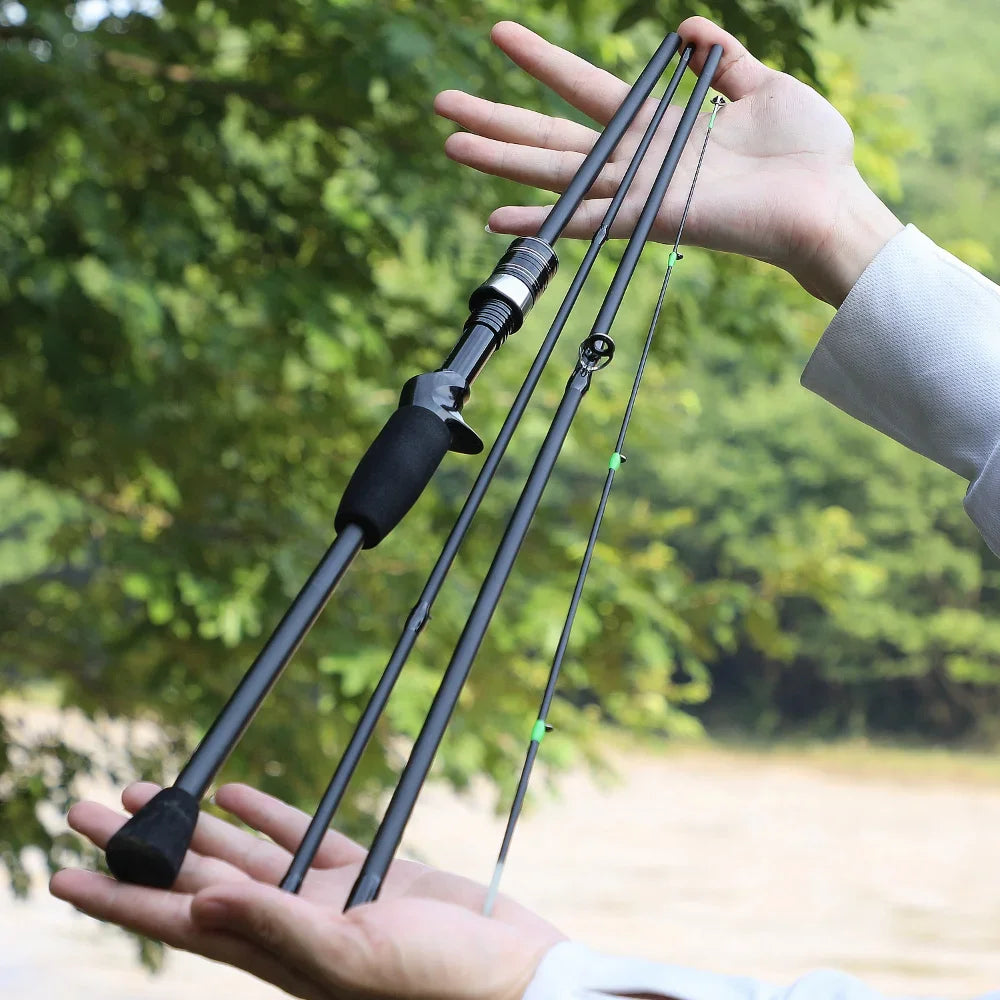 Sougayilang Spinning Fishing Rod 1.8m,2.1m Ultra Light Carbon Fiber -FREE Shipping