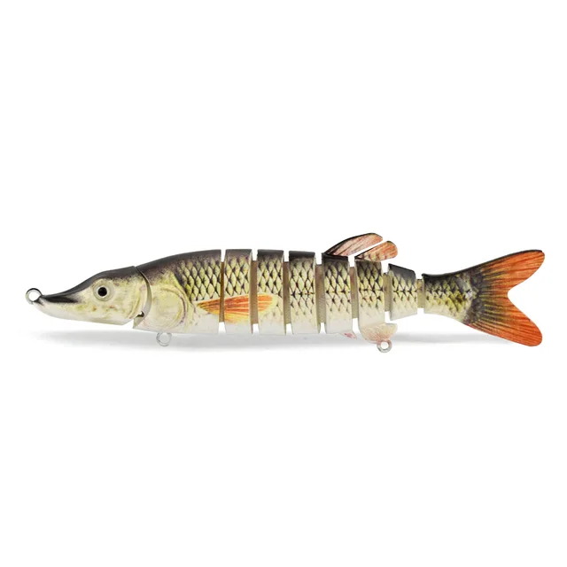 13cm,17g,9 Segment Artificial Pike Fishing lure