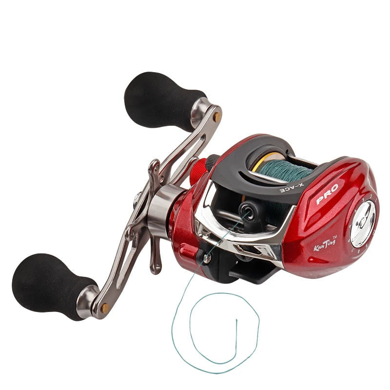 ForceCaster- Baitcasting Fishing Reel Max Drag 8Kg/17.6 14+1BBs