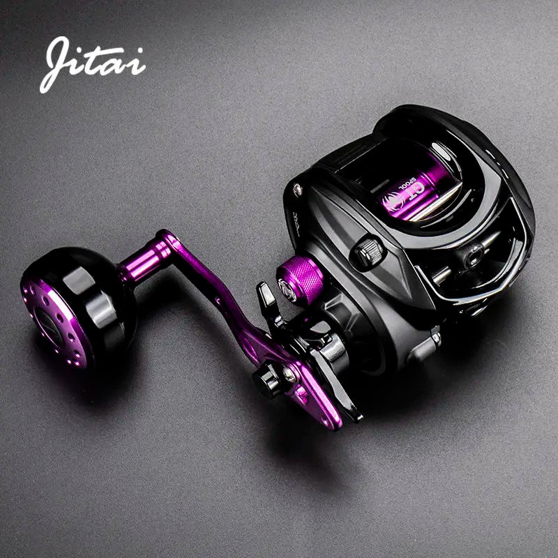 JI- Baitcasting Fishing Reel 12BBs,22 lbs Carbon Drag Carbon-FREE Shipping