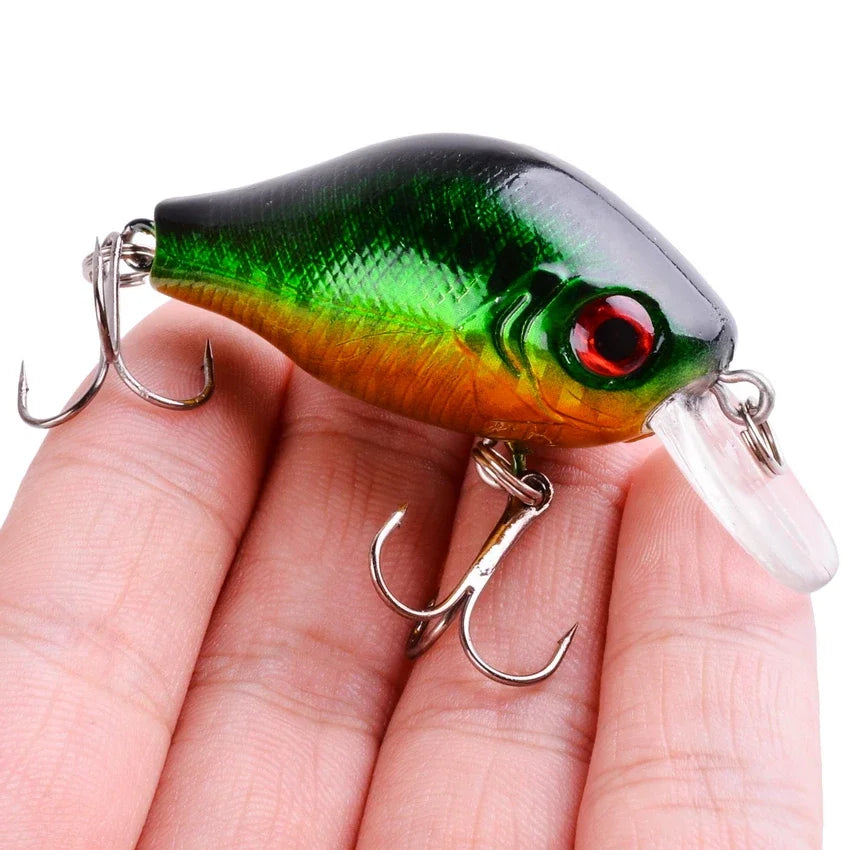 5pcs Fishing Crankbait lure mixed colour-FREE Shipping