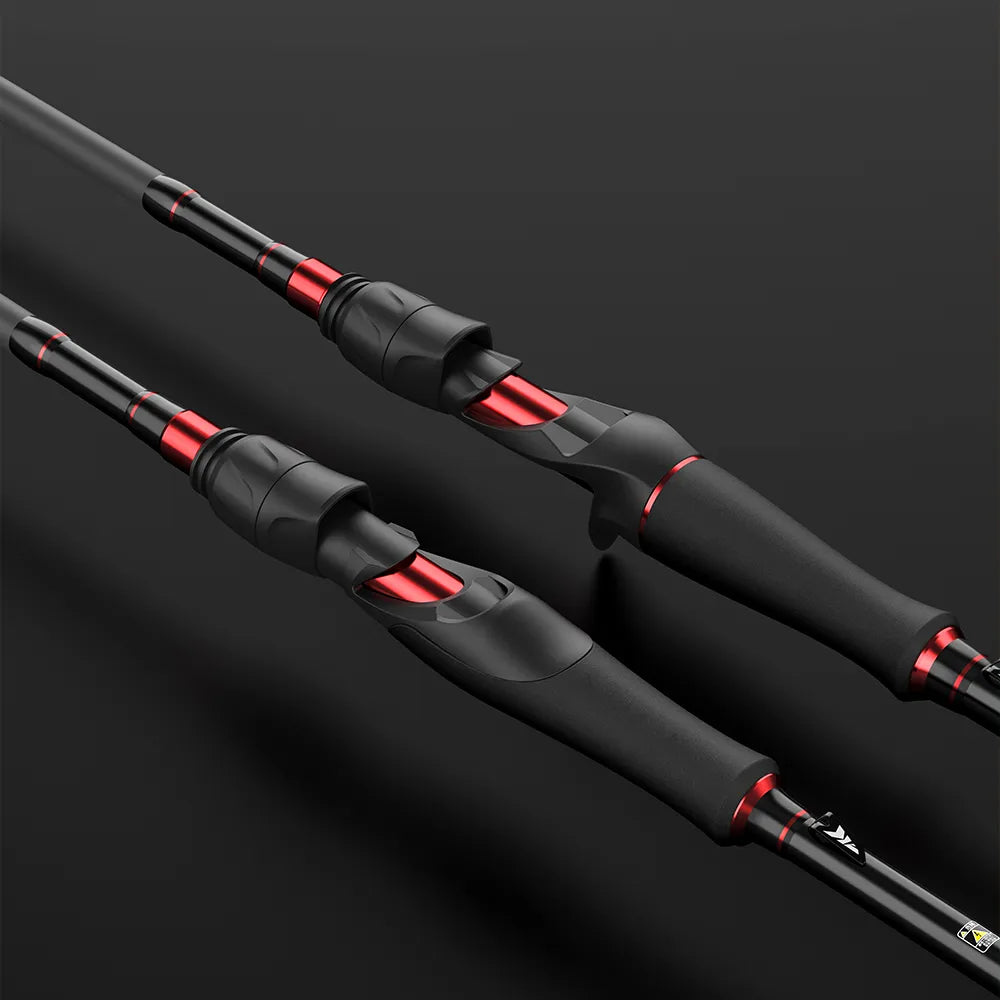 Multi-section rod Carbon Spinning Casting Fishing Rod with 1.29m 1.86m 2.07m 2.28m-FREE Shipping