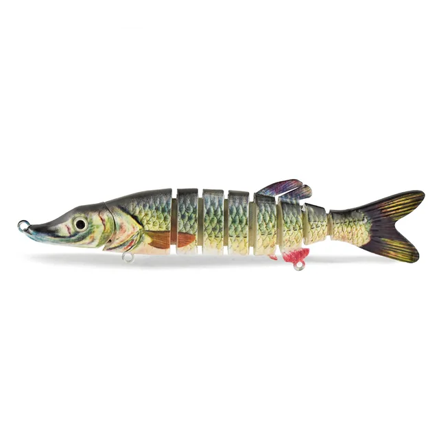 13cm,17g,9 Segment Artificial Pike Fishing lure