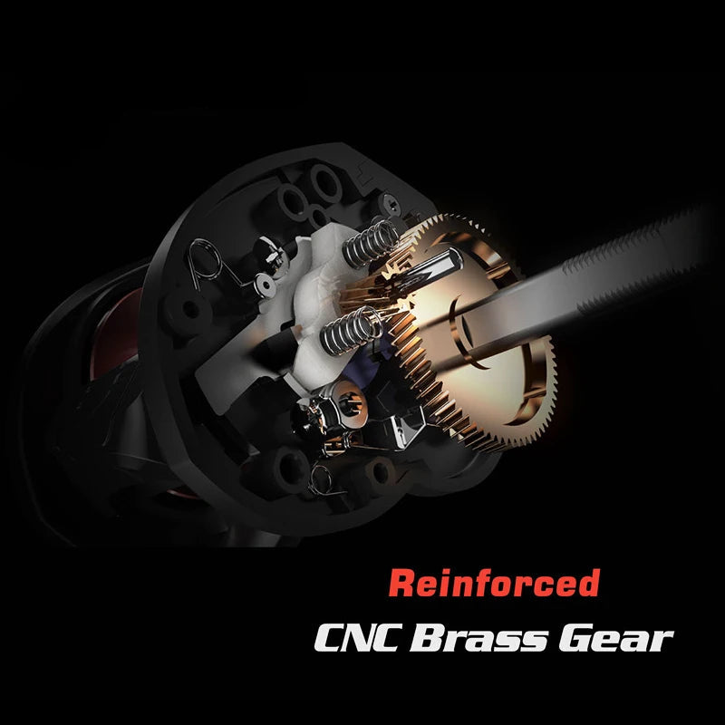 ForceCaster- Baitcasting Fishing Reel Max Drag 8Kg/17.6 14+1BBs
