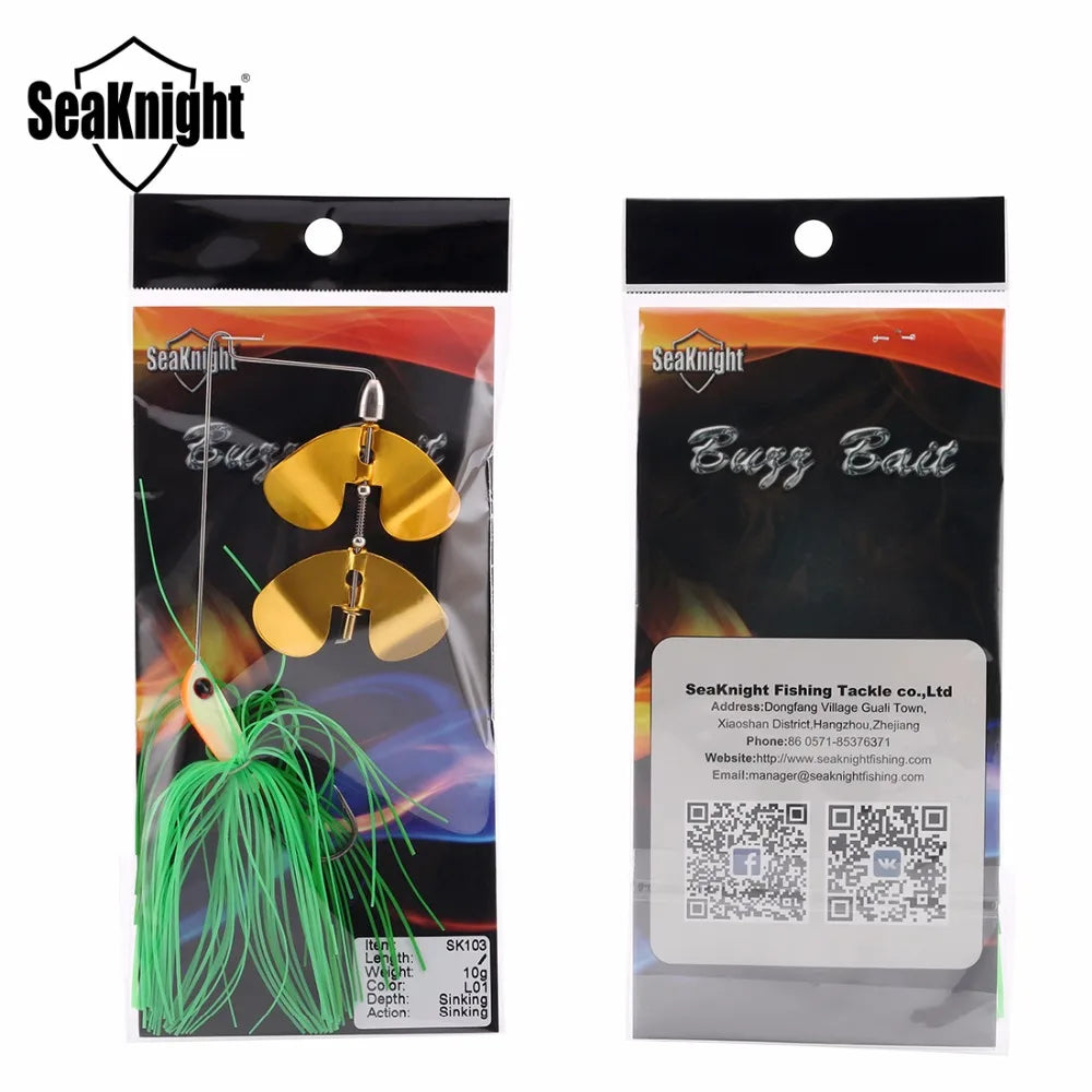 SeaKnight 2 Color Spoon Artificial Bait 1pc Spinner Head Weight 1Pcs 10g/14g -FREE Shipping