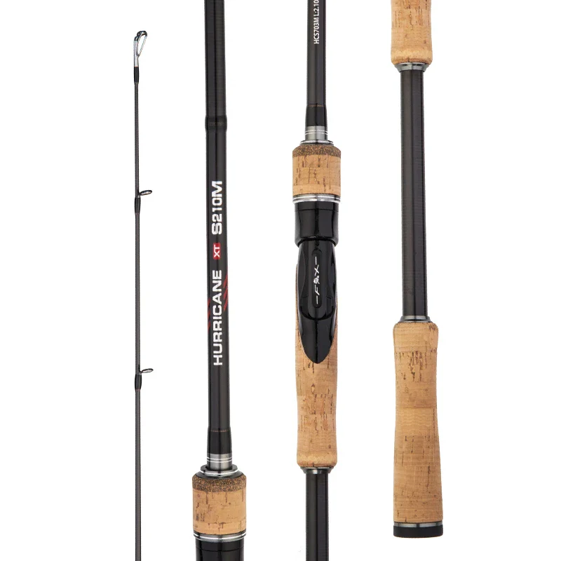 HURRICANE Carbon 3 Section Casting Spinningt Ultra Ligh 1.8-/2.7m 5g-40g Rod-FREE Shipping