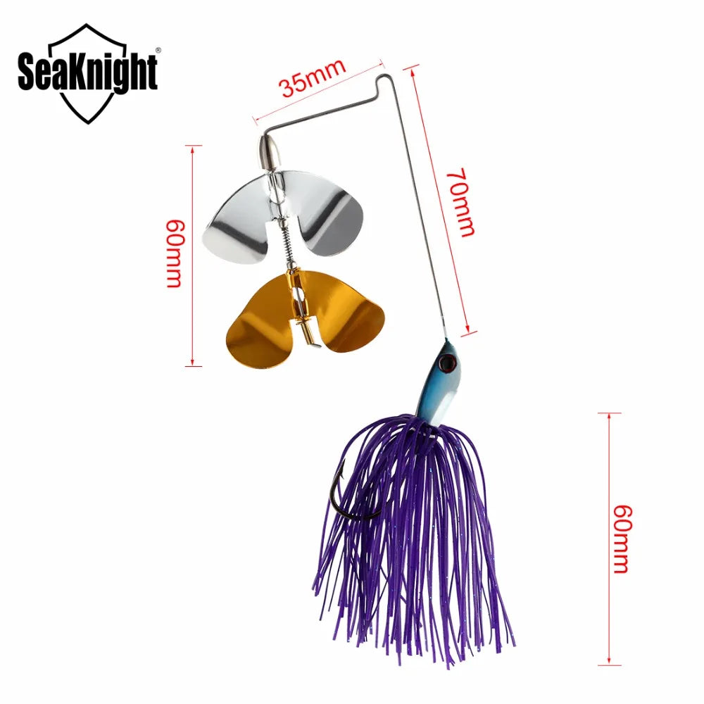 SeaKnight 2 Color Spoon Artificial Bait 1pc Spinner Head Weight 1Pcs 10g/14g -FREE Shipping
