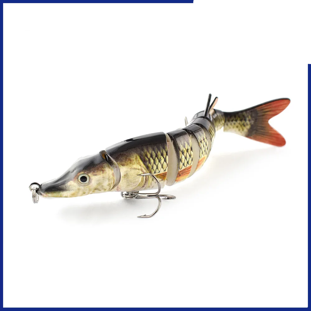 13cm,17g,9 Segment Artificial Pike Fishing lure