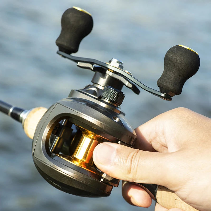 CastMaster -Max Drag 8kg/17.6 lb Baitcasting Reel Gear Ratio 7.2:1 Freshwater/Saltwater