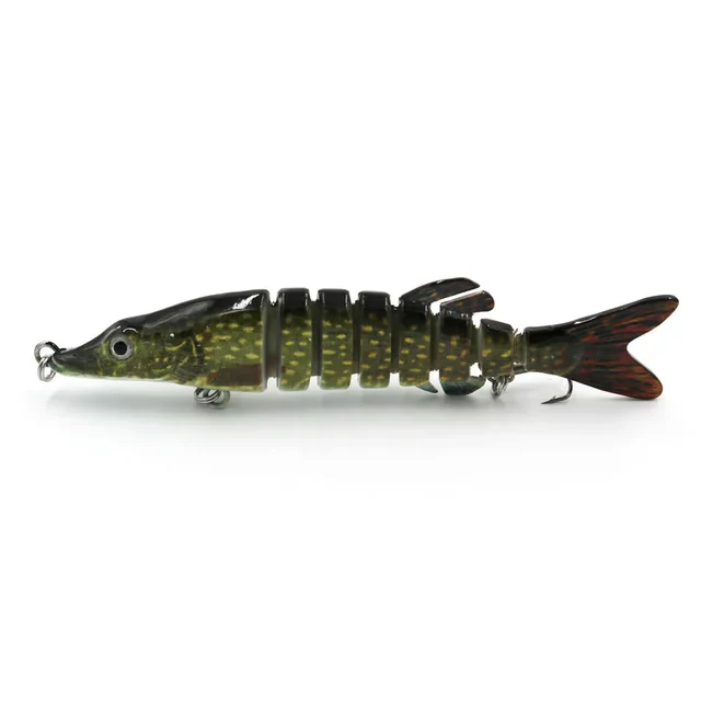 13cm,17g,9 Segment Artificial Pike Fishing lure
