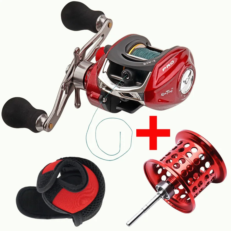ForceCaster- Baitcasting Fishing Reel Max Drag 8Kg/17.6 14+1BBs