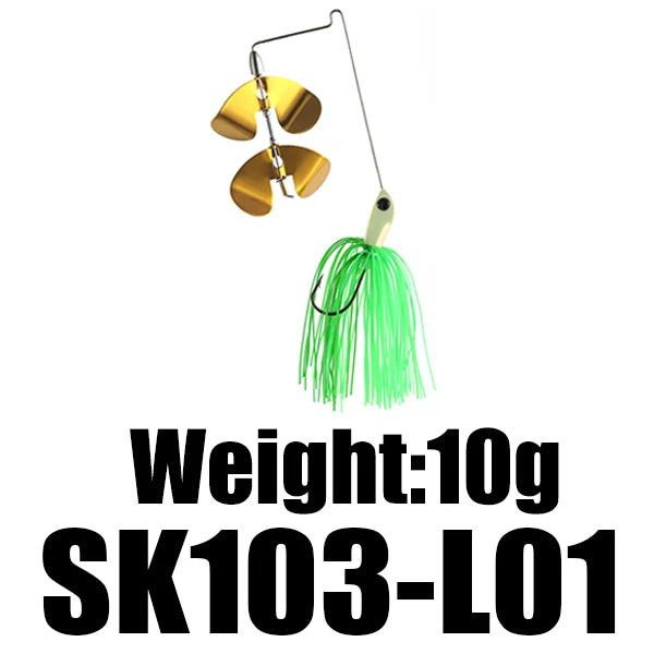 SeaKnight 2 Color Spoon Artificial Bait 1pc Spinner Head Weight 1Pcs 10g/14g -FREE Shipping