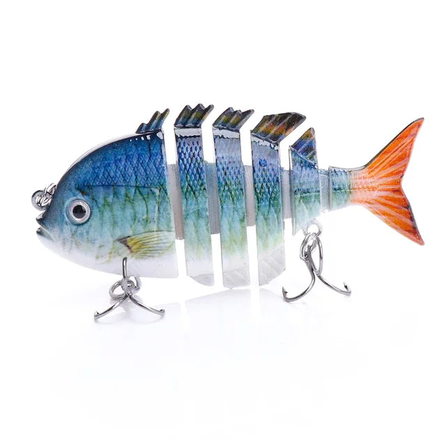 Realistic swimming lure 6-Segments 8cm-FREE Shipping