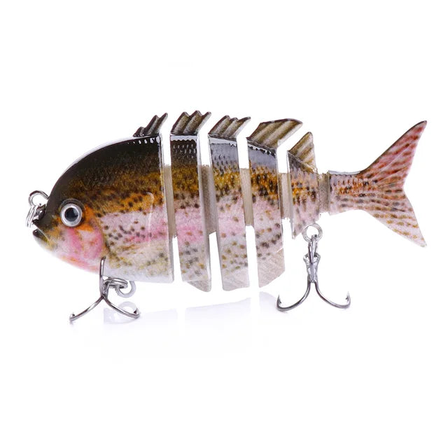 Realistic swimming lure 6-Segments 8cm-FREE Shipping