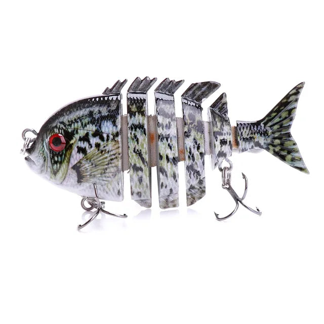 Realistic swimming lure 6-Segments 8cm-FREE Shipping