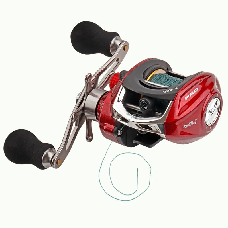 ForceCaster- Baitcasting Fishing Reel Max Drag 8Kg/17.6 14+1BBs