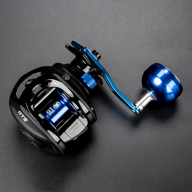 JI- Baitcasting Fishing Reel 12BBs,22 lbs Carbon Drag Carbon-FREE Shipping