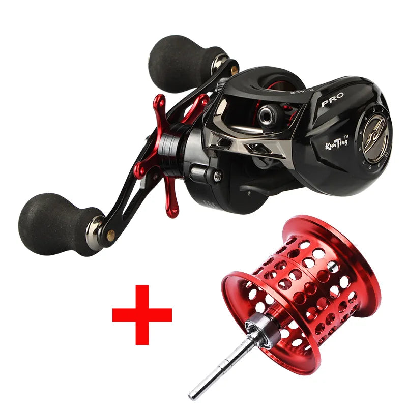 ForceCaster- Baitcasting Fishing Reel Max Drag 8Kg/17.6 14+1BBs