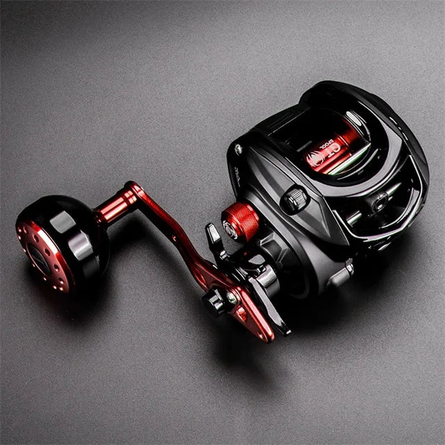 JI- Baitcasting Fishing Reel 12BBs,22 lbs Carbon Drag Carbon-FREE Shipping