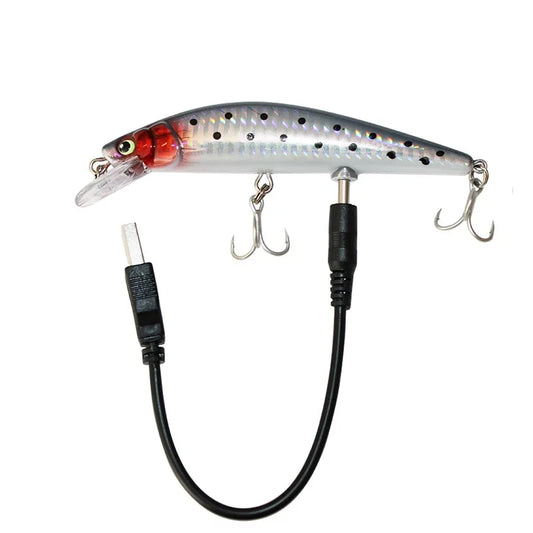 Rechargeable Twitching and Flashing Fishing Lure-FREE Shipping