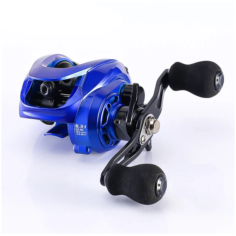 Blue Power Baitcasting  Reel 6.3:1 Gear,22 lbs,bb-3+1-FREE Shipping