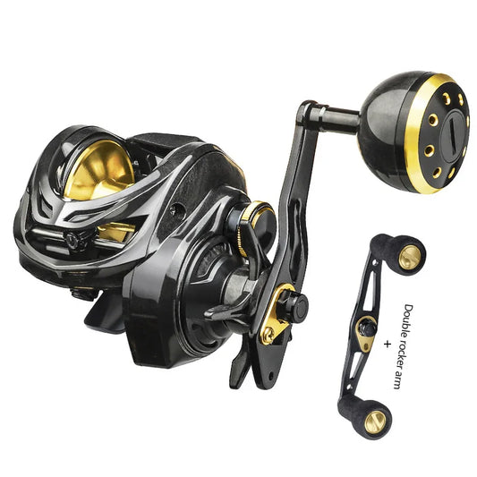 TIGER -Baitcast Reel Fishing 6+1BB TDC3000 Carbon Body Max drag 35lbs-FREE Shipping