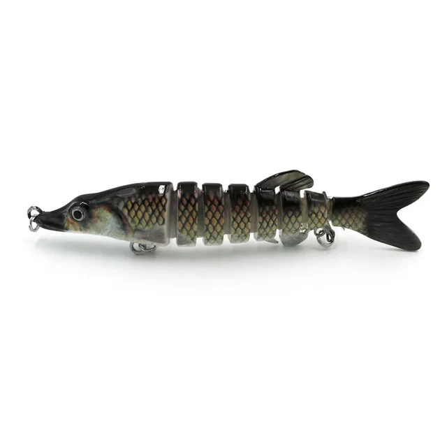 13cm,17g,9 Segment  Artificial Pike  Fishing lure