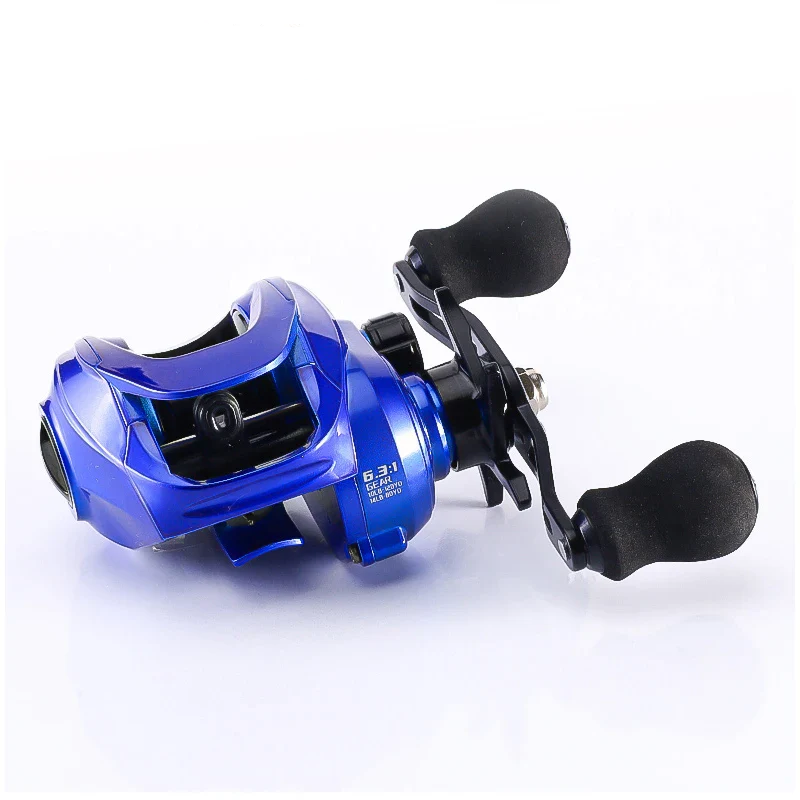 Blue Power Baitcasting  Reel 6.3:1 Gear,22 lbs,bb-3+1-FREE Shipping