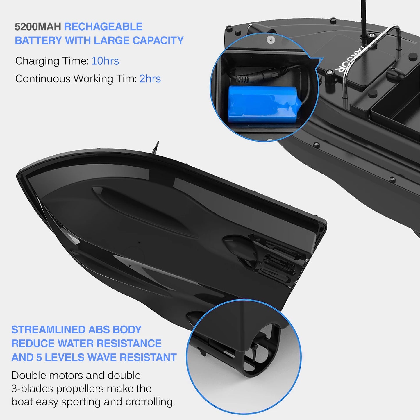 GPS Fishing Bait Boat