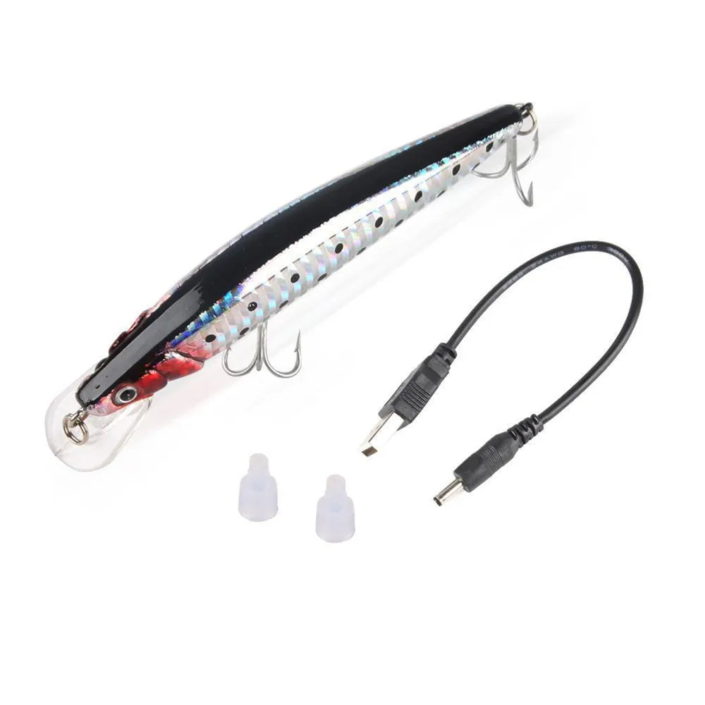 Rechargeable Twitching and Flashing Fishing Lure-FREE Shipping