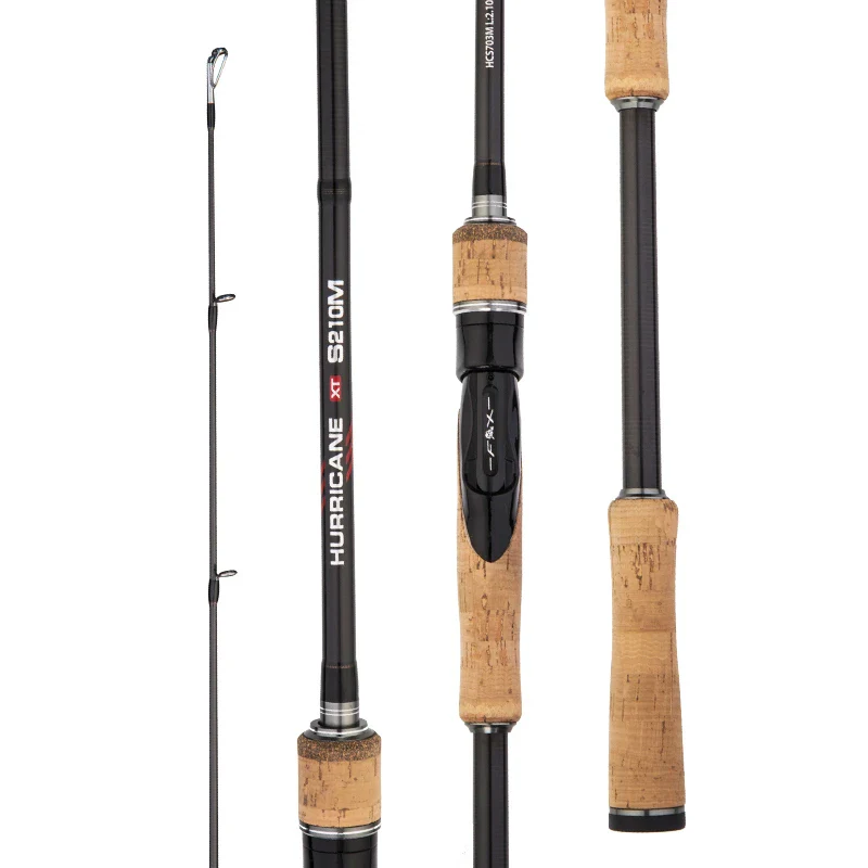 HURRICANE Carbon 3 Section Casting Spinningt  Ultra Ligh  1.8-/2.7m 5g-40g  Rod-FREE Shipping