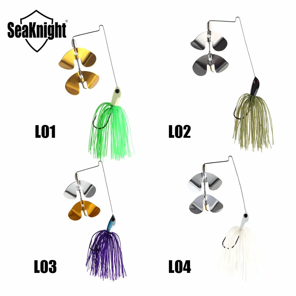 SeaKnight  2 Color Spoon Artificial Bait 1pc  Spinner   Head Weight 1Pcs 10g/14g -FREE Shipping