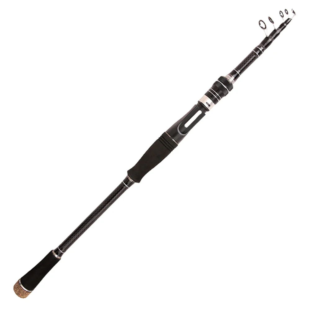 HOTTUNA  Ultralight Spinning/Casting Carbon Fiber Telescopic Fishing Rod 1.8-3.6m Fishing Tackle-FREE Shipping