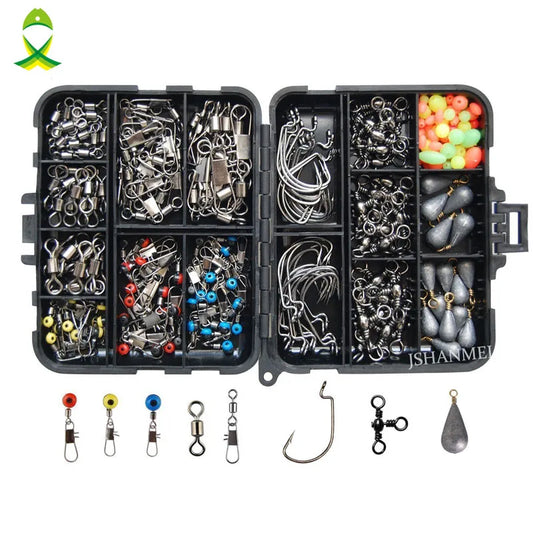 Jig Hooks & Sinker Weights-160pcs-FREE Shipping