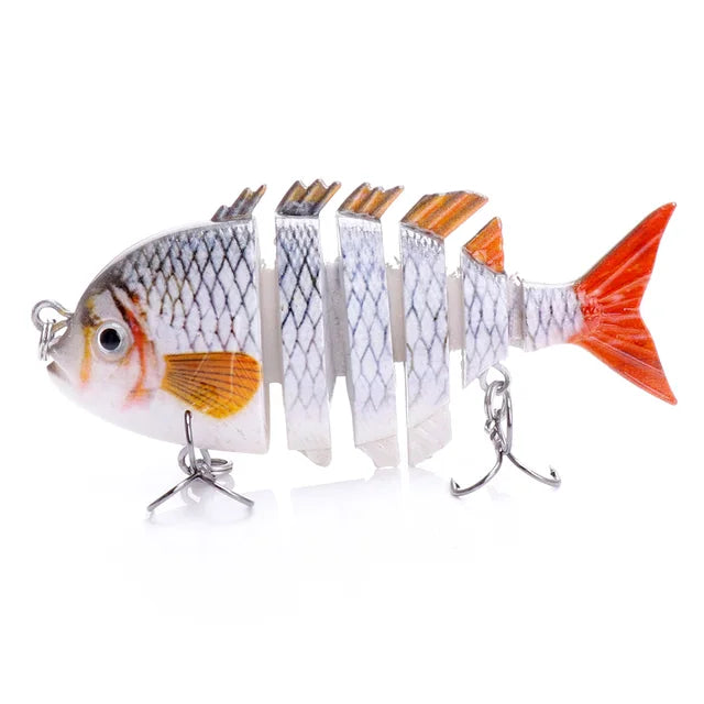 Realistic swimming lure 6-Segments 8cm-FREE Shipping