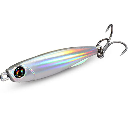 3D Eye color Metal Lure  Spinner Jig Spoon with triple hook  10g 20 30g 40g-FREE Shipping
