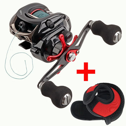 ForceCaster- Baitcasting Fishing Reel Max Drag 8Kg/17.6  14+1BBs